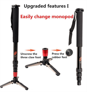 3202 tâm lý linh hoạt monopod với cơ sở chân cho DSLR slr camera, dv unipod chân máy với phạm vi ứng dụng rộng rãi - Product Image 3
