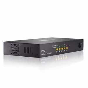 CCTV DVR HDMI 4x6 <strong>KVM</strong> <strong>Switch</strong> Rj45 with IR Extension CAT6 Out up to 60m PoC 4K 3D Remote