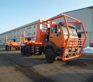 3 оси древесных бревен транспорт 13 м прицеп бруса для продажи - Product Image 4