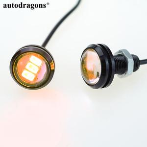 AutoDragons ไฟแฟลช LED 23มม. 3ดวง5630,ไฟวิ่งตอนกลางวันไฟ DRL พร้อมไฟเลี้ยว - Product Image 1