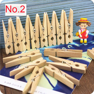 Hot Bán tự nhiên bằng gỗ PEG kẹp quần áo một số kích thước bằng gỗ Clips - Product Image 3