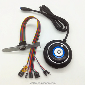 Elettrico multifunzione desktop di alimentazione del computer di reset HDD interruttore di pulsante con hub usb e potenza salto connettore - Product Image 4
