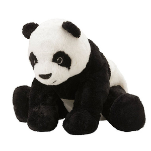 Panda de peluche de ojos grandes lindo kawaii realista - Product Image 3