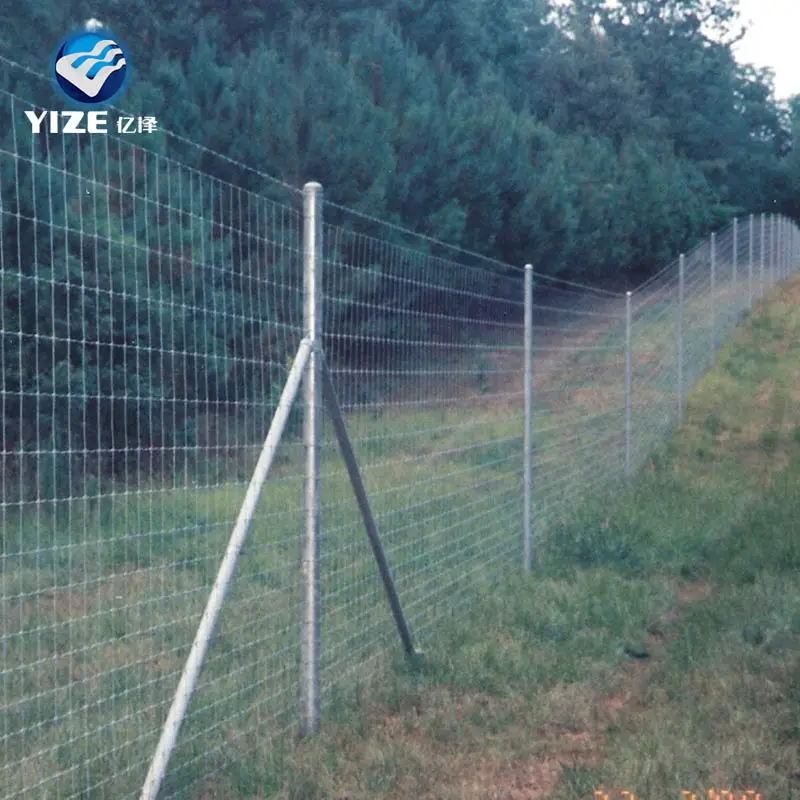 good quality lowes hog wire fence/goat farm design/metal horse fence panel