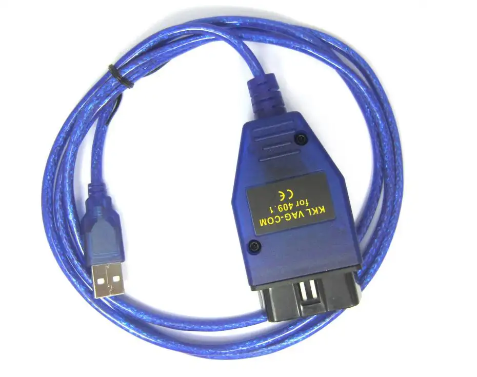 Elm327 Kabel USB KKL 409.1 Vag 409 OBD2 OBDII Auto Scanner Alat OBD Mobil Diagnostik Scanner OBDII