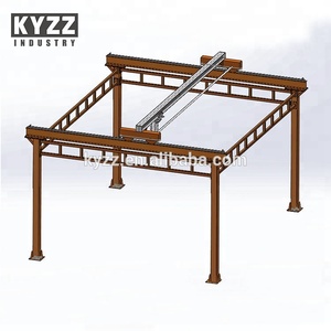 <strong>Free</strong> Standing Modular Self Erecting Workstation Overhead Bridge <strong>Crane</strong> with Steel Column Support Structure Frame 2 3 5 Ton Price - Product Image 1