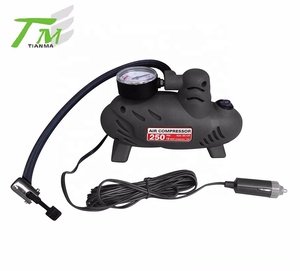 ミニカーエアコンプレッサーポータブルタイヤインフレーターオートタイプインフレーター - Product Image 4