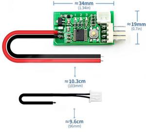 DC <strong>12V</strong> <strong>PWM</strong> <strong>Temperature</strong> <strong>Controller</strong> Fan <strong>Controller</strong> 4-Wire <strong>Temperature</strong> Fan <strong>Speed</strong> <strong>Controller</strong> Governor for PC Fan/Alarm STK IC - Product Image 6