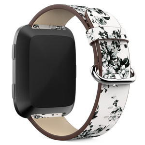 New 2025 Xem dây đeo Nhà máy cung cấp hoa mẫu dây da phù hợp cho Fitbit Versa - Product Image 2