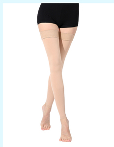 Hoge elastische Anti-trombus Compressie Panty Taille Hoge Sheer Ondersteuning Kous zonder voeten voor sport & gezondheidszorg - Product Image 2