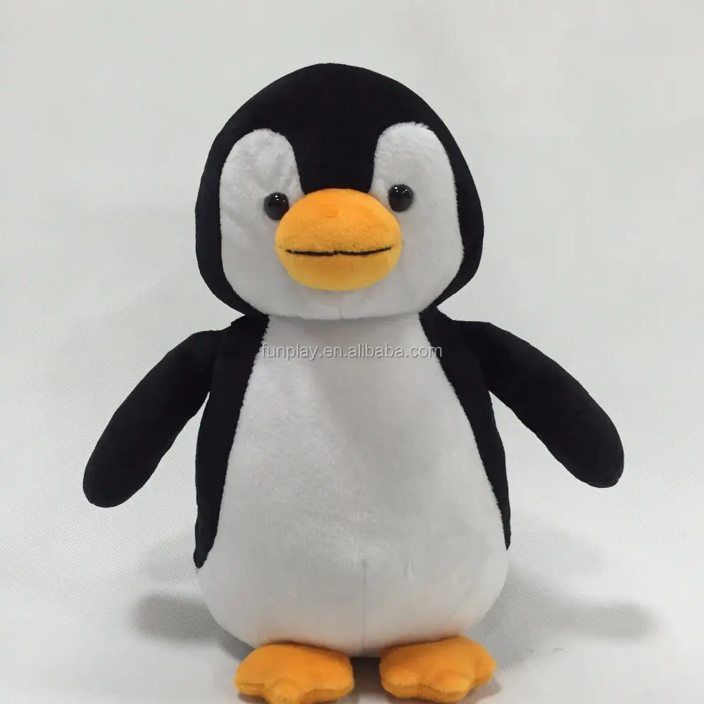 Brinquedo de pelúcia Pingu personagem de desenho animado personalizado de alta qualidade padrão de segurança CE/ASTM para crianças unissex de 5 a 7 anos