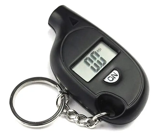 Mini porte-clés numérique LCD, jauge de pression d'air pour pneu de voiture, moto, tendance 2019