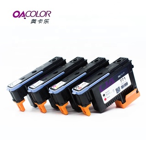 OACOLOR หัวพิมพ์แบบรีไซเคิล,สำหรับเครื่องพิมพ์ HP 771 CE017A CE018A CE019A CE020A Z6200ใช้ได้กับ HP Designjet 6600 6800 6810 - Product Image 1