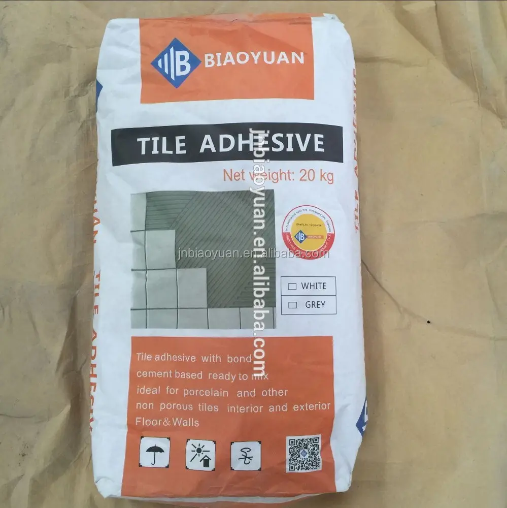 Universal tile fixing adhesive polymer modified cement-based mortar