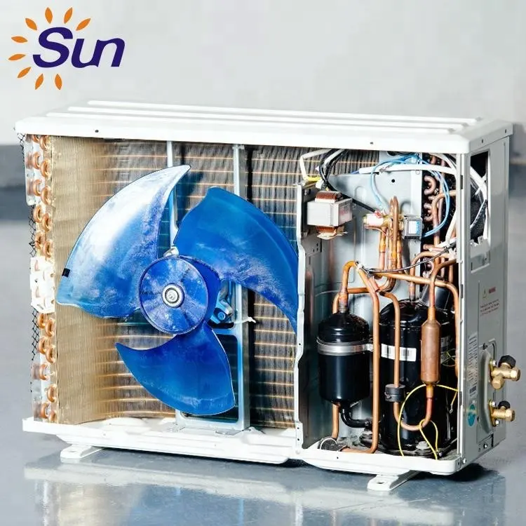 Mini Dispositivo di Raffreddamento 9000Btu Split Solar Power Sistema di Aria Condizionata