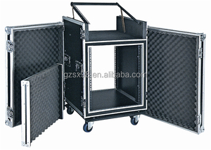 12u Space 16U Audio <strong>Amp</strong> Rack case <strong>Mixer</strong> Top Mount Flight case for Sound System - Product Image 2
