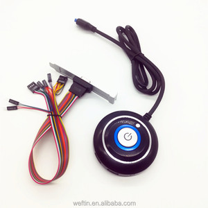Elettrico multifunzione desktop di alimentazione del computer di reset HDD interruttore di pulsante con hub usb e potenza salto connettore - Product Image 1