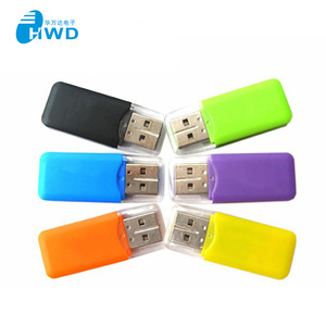Hochgeschwindigkeits-Mini-Micro-TF-SD-Kartenleser Externer USB 2.0 mit Deckel adapter Einfache Installation Speicher kartenleser - Product Image 1
