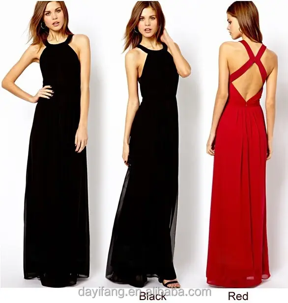 Женское черное длинное платье нового дизайна, Клубное платье, сексуальное шифоновое вечернее платье с открытой спиной