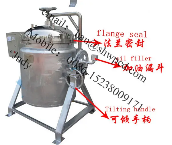 stainless steel large electric industrial sealing high pressure cooking pot