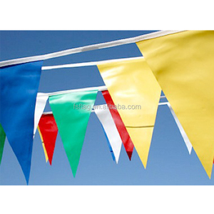 Banderas decorativas coloridas para fiestas, banderines de plástico de pvc de alta calidad - Product Image 6