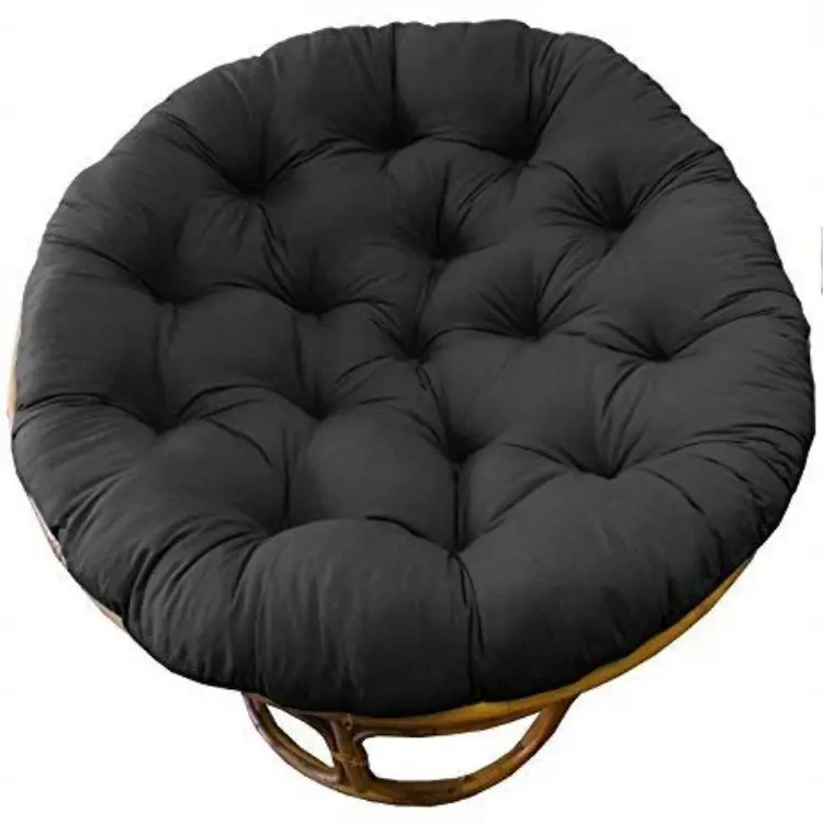 Overstuffed Chair Cushion, Sink into our Thick Comfortable and Oversized Papasan, Pure 100% Cotton duck fabric