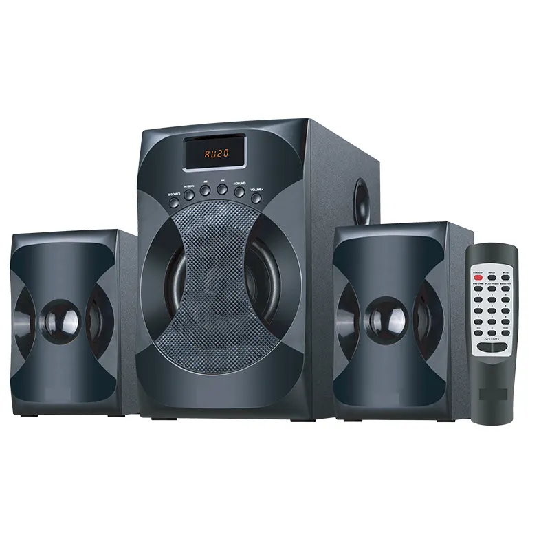 Altavoz de ordenador activo 2019, altavoz multimedia de Supergraves, sistema de cine en casa, HS-8110, 2,1