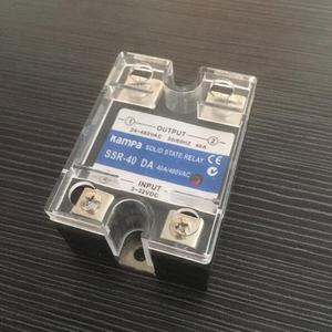 מצב מוצק ממסר SSR-40DA 40A <span class=keywords><strong>DC</strong></span> ל-ac SSR Relay1P SSR 40A קלט 3-32VDC בקרת פלט 24-480VAC