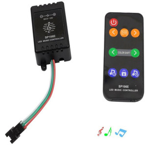 SP106E ไร้สาย RF เมจิกสี SPI WS2811เพลงควบคุมสำหรับสีเต็มรูปแบบแอดเดรสพิกเซล LED - Product Image 3