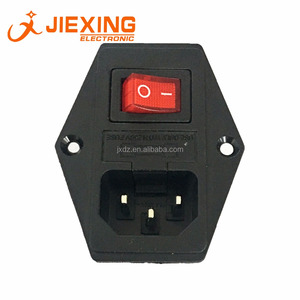 ซ็อกเก็ตไฟ AC พร้อมสวิตช์โยกและฟิวส์10A 250V 3 In 1 - Product Image 1