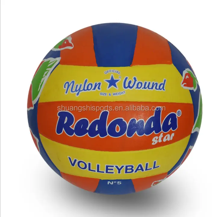 Bola de voleibol de goma, Bola de voleibol con logotipo personalizado y diseño, venta directa de fábrica