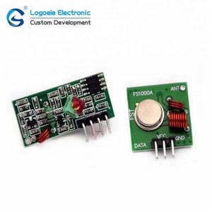 Receptor 433,92 MHz Rf transmisor de aprendizaje de código 433 Mhz módulo inalámbrico