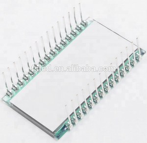 7-Segment Display Lcd Pannello Personalizza Cifre Trasparente Display A Cristalli liquidi TN Tipo di 6 Bit Display Lcd con Perni connessione - Product Image 1
