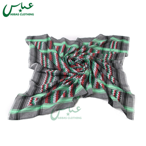 ABBAS คูเวตผ้าพันคอผู้ชายสีแดง4สี,ผ้าพันคอ Shemagh อาหรับ - Product Image 3