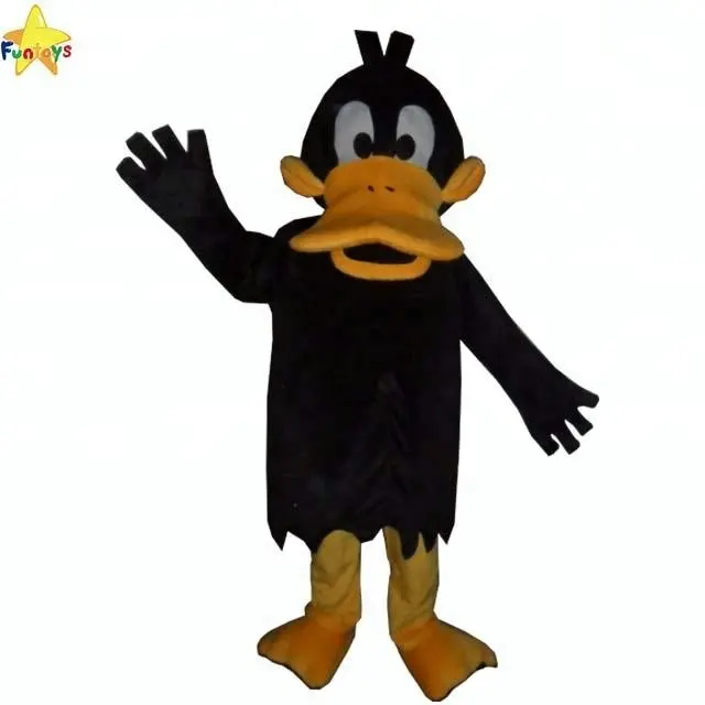 Костюмы талисманов с мультяшными персонажами из черной утки
