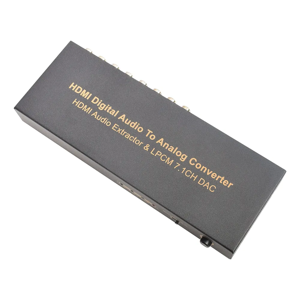 HDMI dijital Spdif Analog Stereo RCA ses dönüştürücü 5.1 7.1