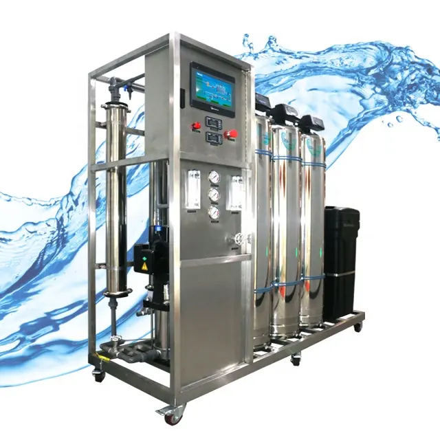 500LPH / 3000GPD RO Reinigungs anlage 3000 GPD Wasser filtration Umkehrosmose anlage Sandfilter, Aktivkohle filter Siemens