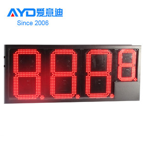 LCD RF Remote App Control Gas Preis schild Paparan 7 Segment LED-Anzeige Yang Diketuai Wifi Control - Product Image 5