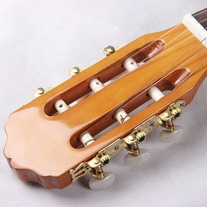 Fabrik-Günstigpreise 6-Saitige 39-Zoll Fichten-Rosenholz-Basswood Cutaway Akustikgitarre mit Dünnem Korpus Handgefertigte Klassische Gitarren für Schüler - Product Image 6