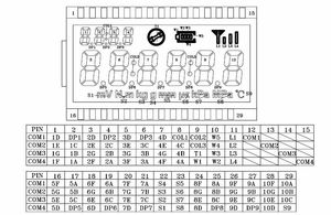 Standard di Ultra-bassa Temperatura mono 6 cifre 7 segmenti TN Display LCD - Product Image 4