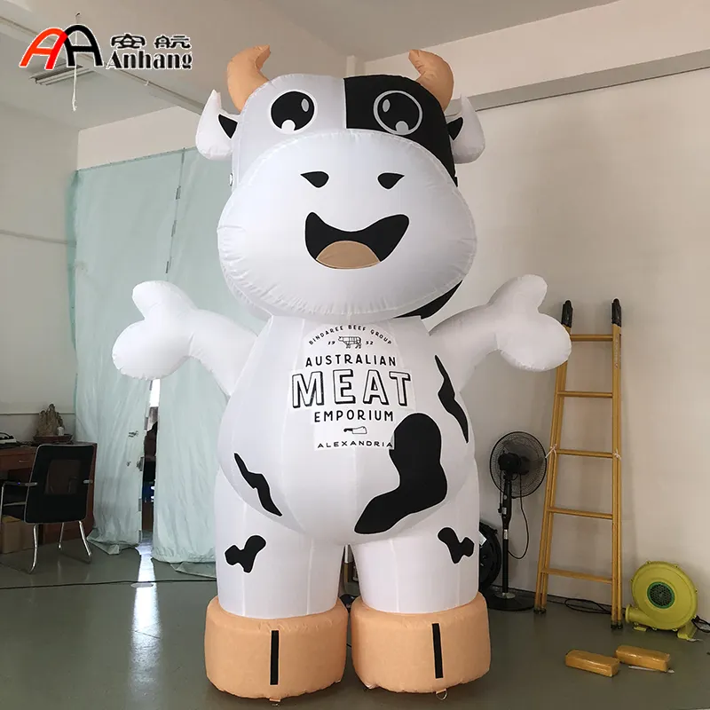 Giant Inflatable Milk Cow Cartoon for Advertising