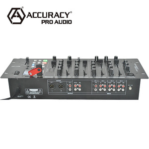 เครื่องผสมอุปกรณ์ดนตรี DJ แม่นยำ MIX-5USD เสียงระดับมืออาชีพ