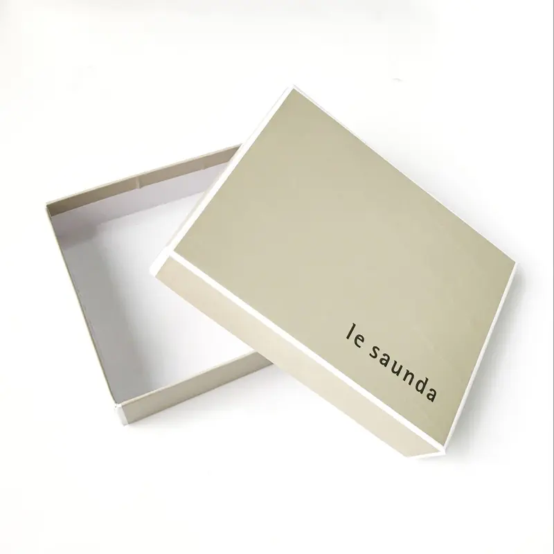 Scatole regalo scorrevoli bianche in argento opaco di lusso personalizzate scatole per imballaggio di gioielli in pellicola trasparente PE