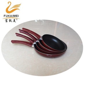 18-28CM אלומיניום חום ציור ללא מקל מטגנים פאן סט