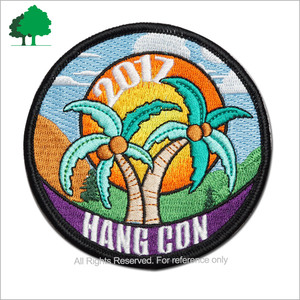直销工厂销售巴黎定制徽标刺绣贴布的高质量更便宜的刺绣贴布 - Product Image 6