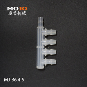 MJ-B6.4-5 Cross 5 <strong>Way</strong> <strong>for</strong> 6.4mm 1/4'' Barbed Type Garden Plastic Tube Hose Connector Splitter - Product Image 1