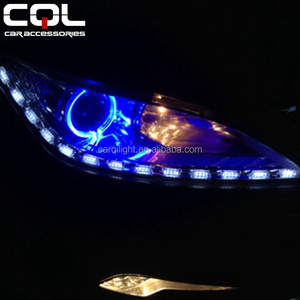 CQL Flexible Crystal Angel <strong>Tears</strong> <strong>LED</strong> Strip Light With Turn Signal DRL Daytime Running White With Following Yellow Function - Product Image 3