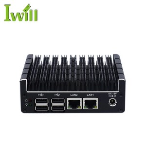 Mini pc nuc nube ordenador con J3060 dual core linux ubuntu server router 2 lan 2 HD-MI