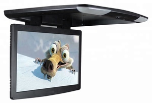 Roof Mounted 18.5&quot; 19&quot;inch Flip Down Vehicle Car coach Bus <strong>LCD</strong> <strong>Video</strong> Multimedia <strong>Monitor</strong> with SD USB Player Support HDM1 AV <strong>Input</strong> - Product Image 2