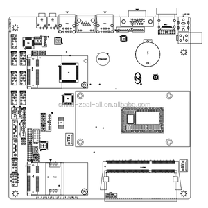 Oyun PC Combo için LVDS ile Intel Core I5 4220U gömülü sistem anakart - Product Image 5